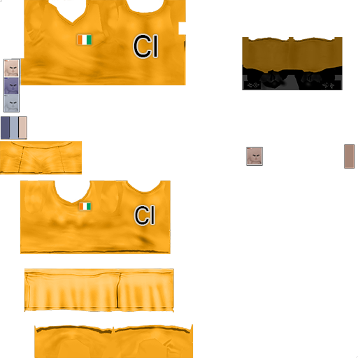 Pc cloth soccer warrior cotedivoire 2014