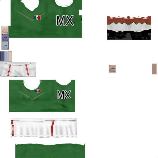 Pc cloth soccer warrior mexico 2014