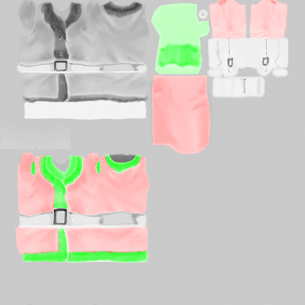 Santa 2015 warrior female mask