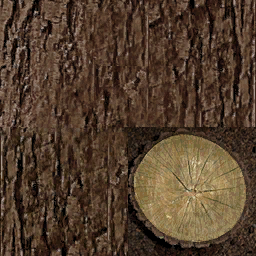 Wood logs pine