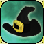 Icon item witch hat