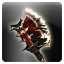 Icon item axe red death