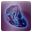 Icon item dragon blue heart