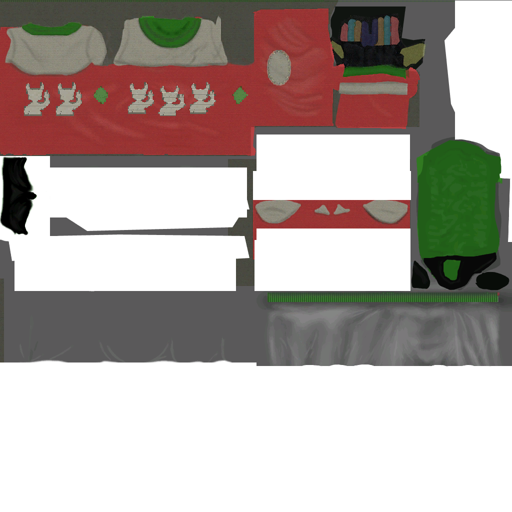 Christmas 2016 female mage sweater lamai diff