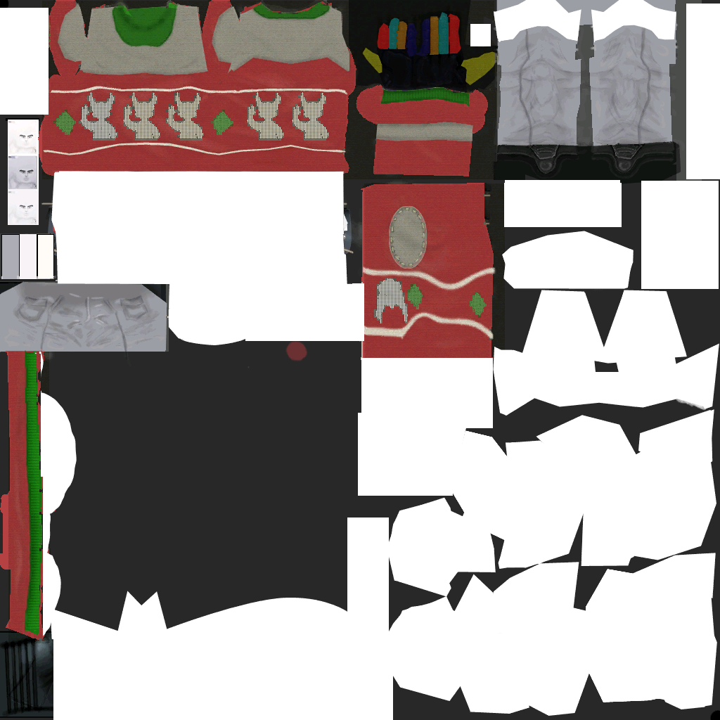 Christmas 2016 male warrior sweater lamai diff