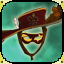 Icon premium mask carnival feathers