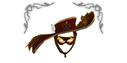 Premium headers mask carnival feathers