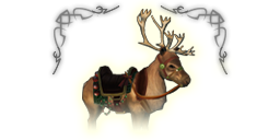 Premium headers mount reindeer