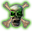 Zombie pirates skull ui icon