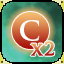 Icon premium scroll champion coins double