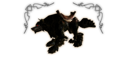 Premium headers mount wolf dark