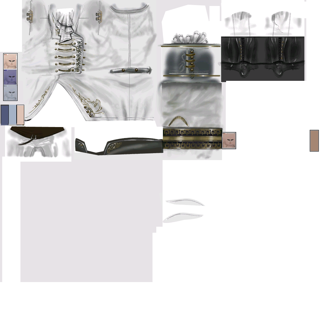Clothing aristocrat warrior male