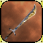 Icon premium sword ignite kopesh golden