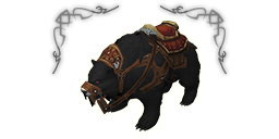Premium headers mount bear dark