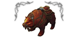 Premium headers mount bear ignis