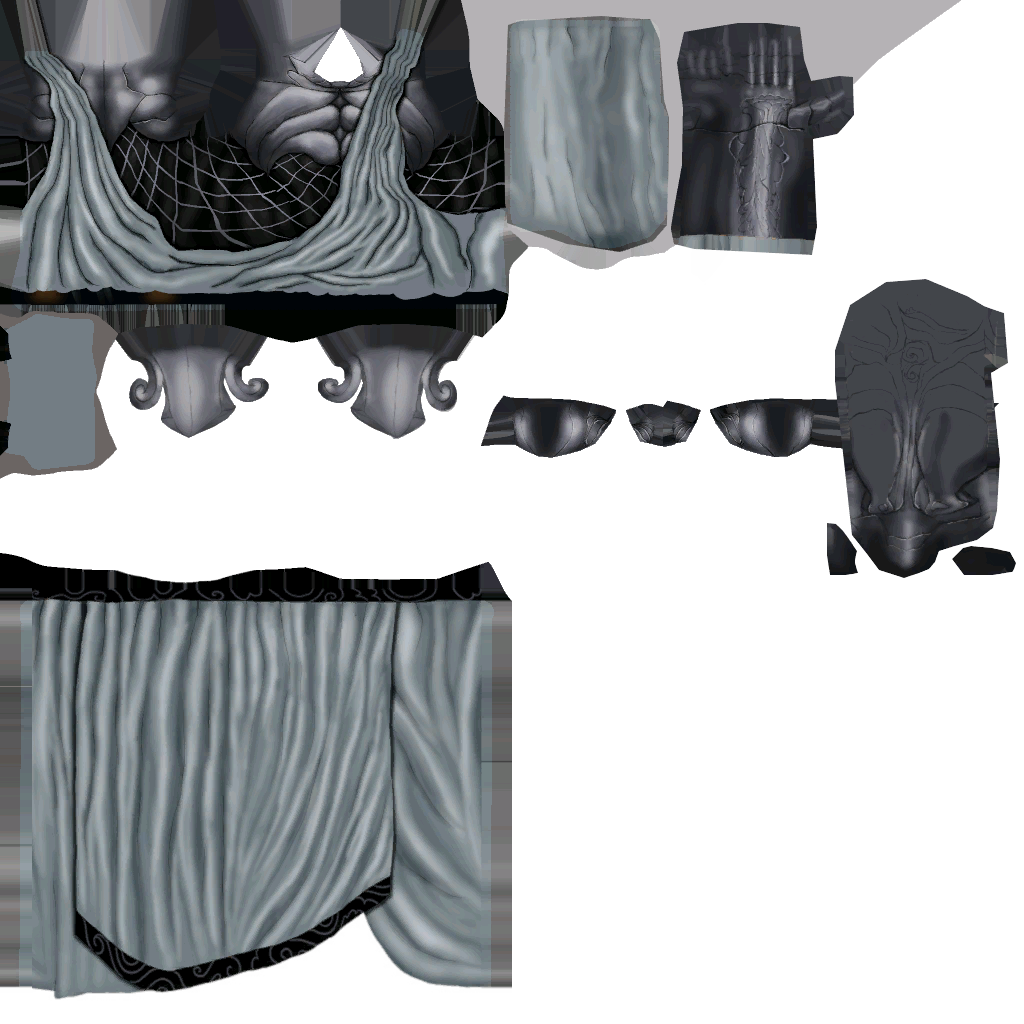 Ancients clothing B silver mage female D