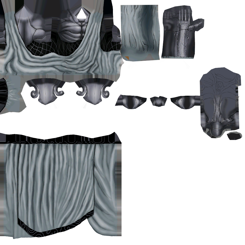 Ancients clothing B silver mage male D