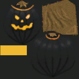 Hat pumpkin dark D
