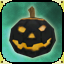 Icon premium hat pumpkin dark