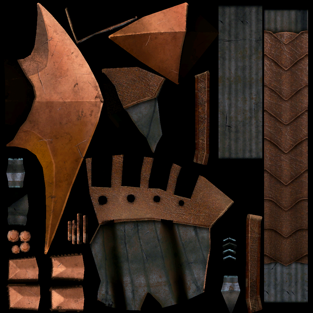 Punzaz weapon axe A D