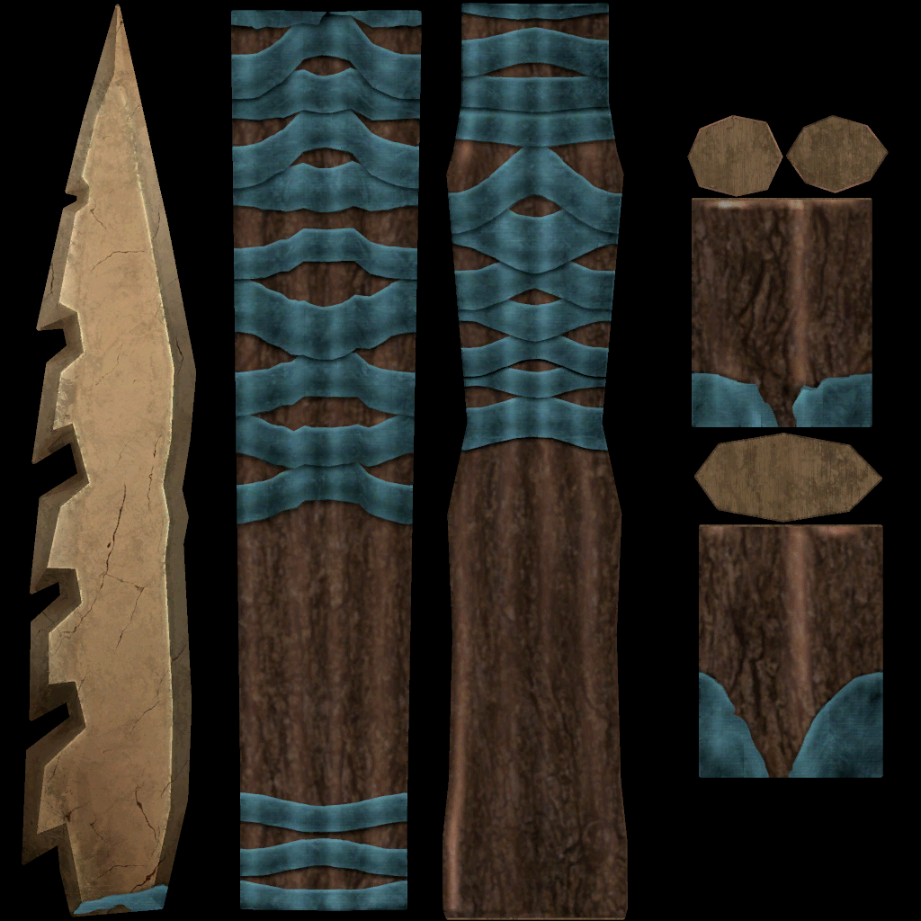 Skhati weapon spear A D
