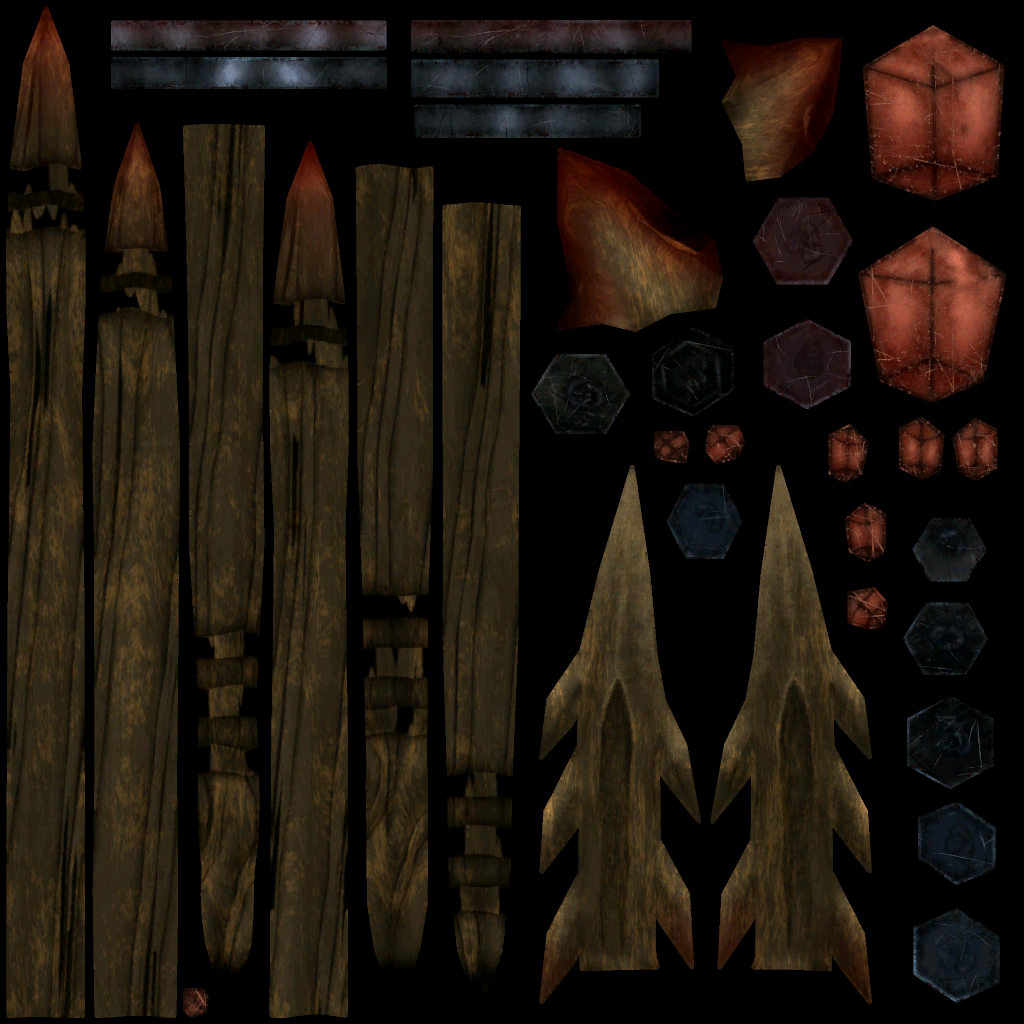 Barukahn weapon spear A D