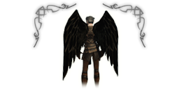 Premium headers clothing fallen angel wings