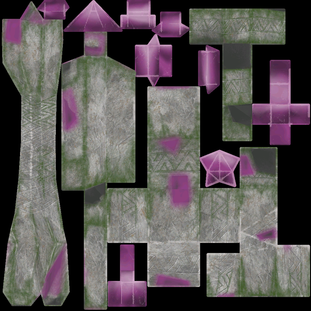 Avalon weapon staff A D
