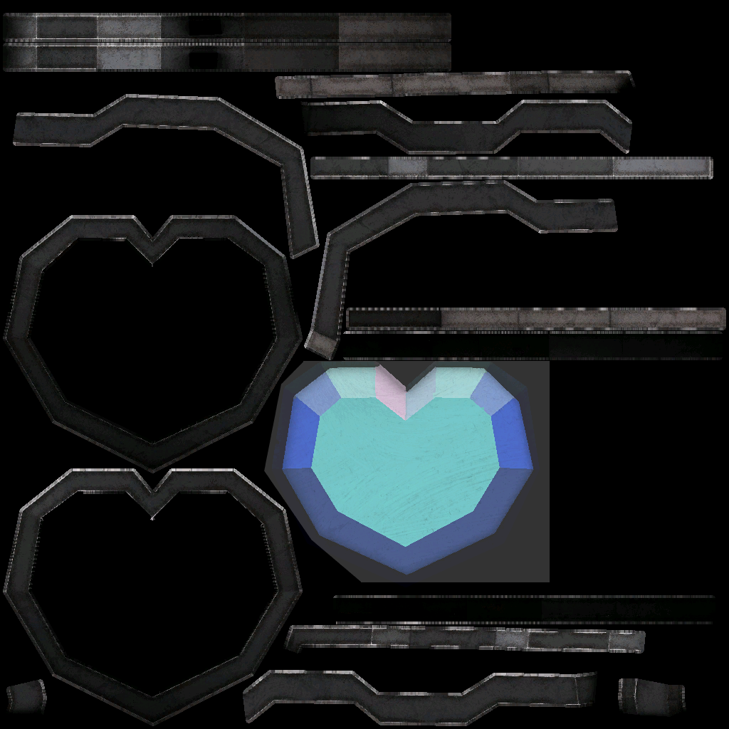 Glasses heart accessory A DM