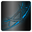Icon item bow long spectral blue