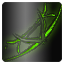 Icon item bow long spectral green