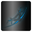Icon item bow short spectral blue