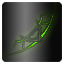 Icon item bow short spectral green