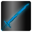 Icon item sword spectral blue