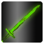Icon item sword spectral green