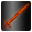 Icon item sword spectral red