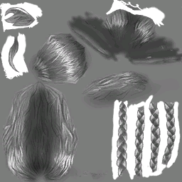 Hair dwarf female A DM