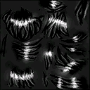 Hair dark elf female A S