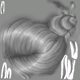 Hair half elf female A DM