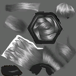Hair half elf female B DM