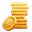 Icon currency gold small