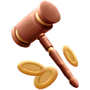 Icon auction house gavel