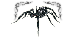 Premium headers mount black widow