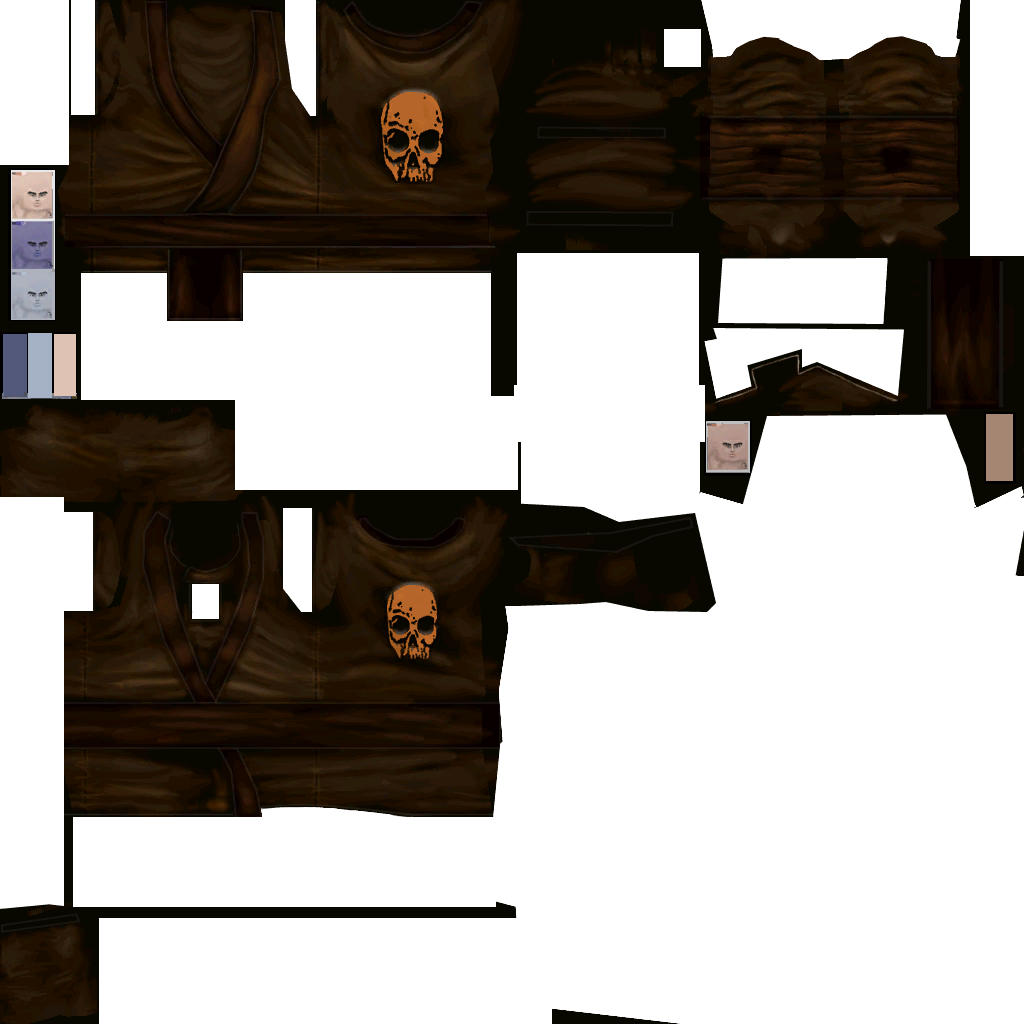Pc cloth order rotten skull D