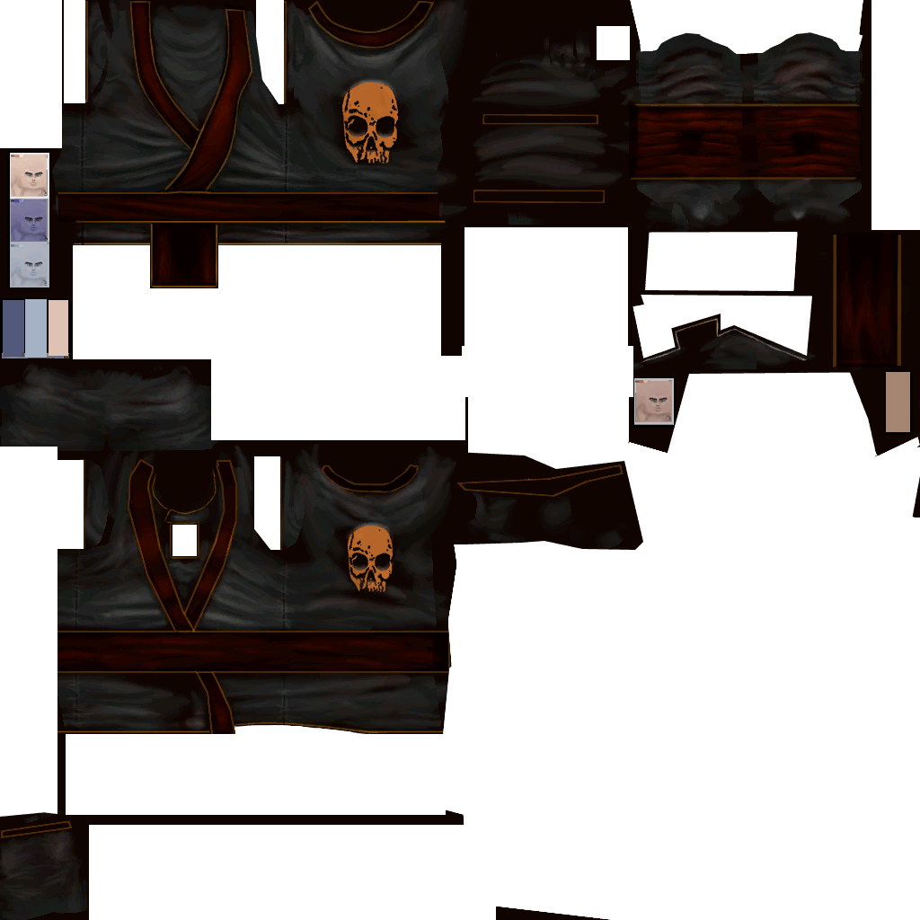 Pc cloth order rotten skull leader D