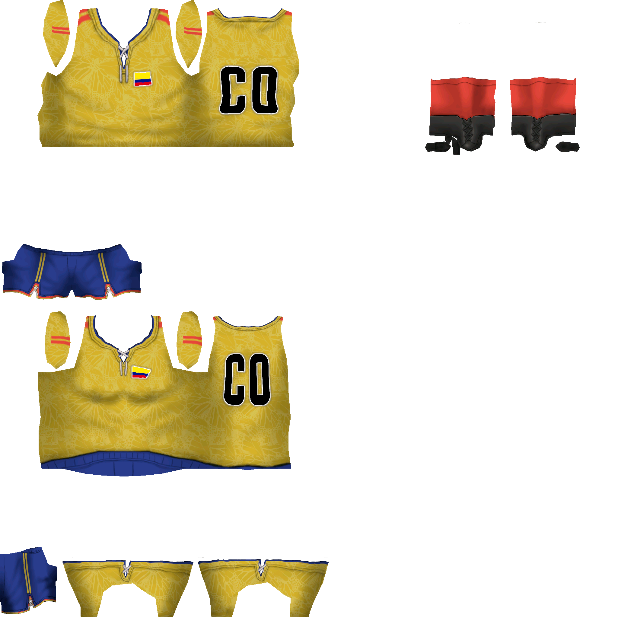 Fc2026 clothing A colombia warriors DM