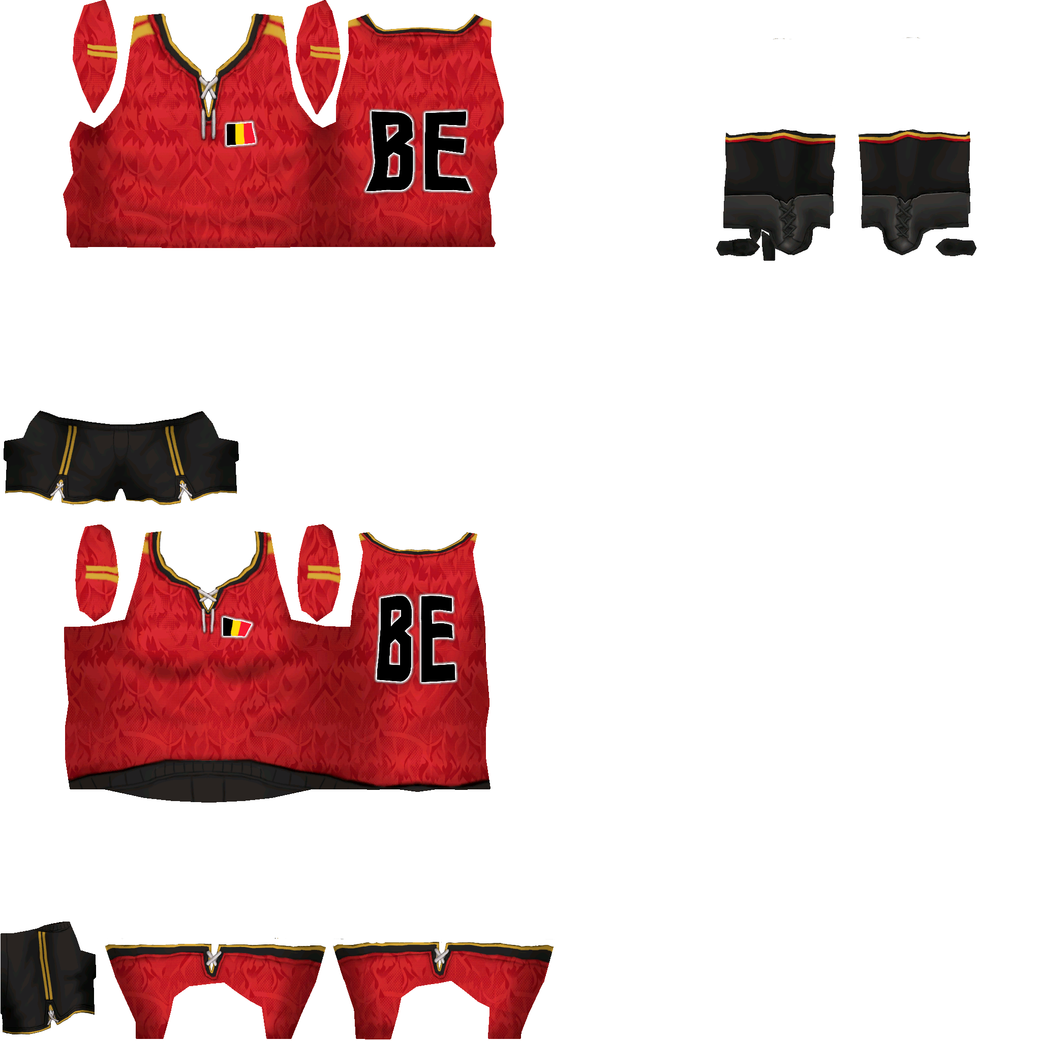 Fc2026 clothing A belgium warriors DM