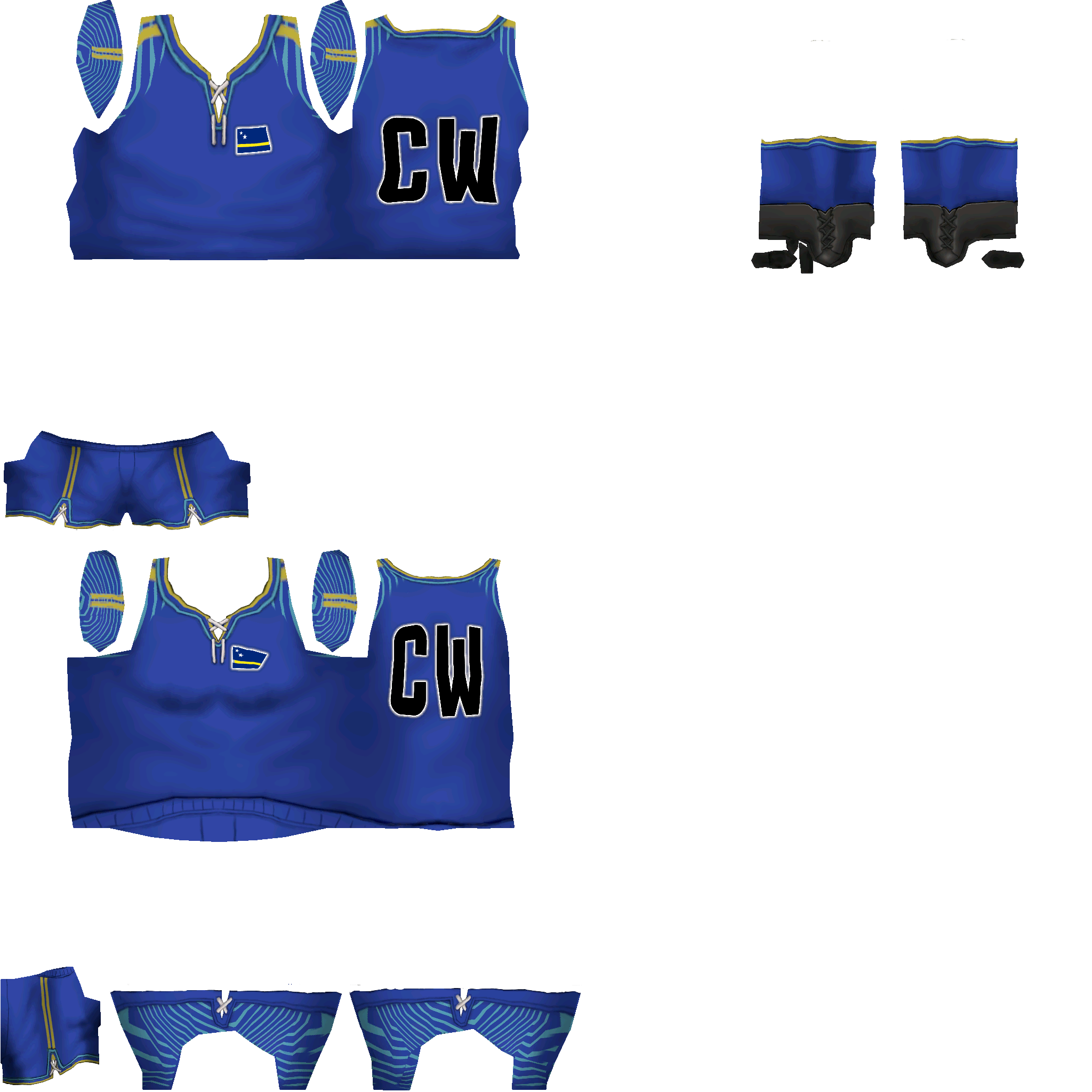 Fc2026 clothing A curacao warriors DM
