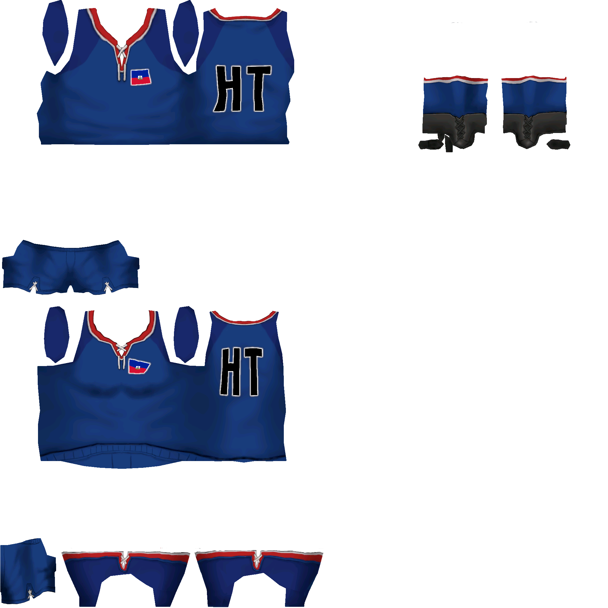 Fc2026 clothing A haiti warriors DM